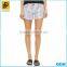 2016 fashion Custom summer Women short stripe denim shorts