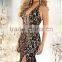 New Beautiful Good Quality Beaded Lace Side Slit Low Back Evening Gown