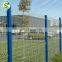 Cheap ornamental pvc coated galvanized steel welded wire mesh fence panels in 6 gauge for boundary