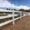 High strength galvanized steel pure white multi-layer beam protection of racetrack in horse farm Horse Fence