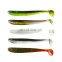 Amazon Hot Sale 2.1g 4.5g 9.5g Soft Fishing Lifelike  Artificial Lure Swimbait Pesca Paddle Tail Soft Fish