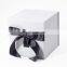 White cubic 17.5cm luxury customised handmade crafts foldable paper giftbox wholesale