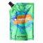 Customization laundry detergent bag with spout /liquid detergent packing bag