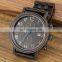 BOBO BIRD Men Chronograph Watch Luxury Wooden Watches Date Dislaly OEM Customize Logo With Woo Box Dropshipping