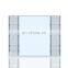 ROGENILAN 145 series thermal break ventilation aluminum louver shutter window with security mesh