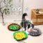 Supplies Flower Design Feeder Indestructible Wooly Pet Suction Cup Sunflower Snuffle Mat