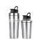 Wholesale Food Grade BPA Free Custom Gym Shaker Bottle Custom Stainless Steel Protein Shaker Bottle With Lid