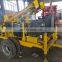 Diesel hydraulic water well borehole drilling machine