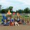 Eco-friendly children large plastic slide used commercial playground equipment for sale