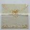 Modern Gold Pocket Style Wholesale Wedding Invitations with small ribbon