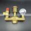 Wholesale Custom Brass Pressure Safety Relief Valve Hydraulic With Pressure Gauge