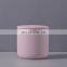 Factory direct sale Nordic  ins macaron candles jar with lid porcelain ceramics wholesale candle jars