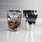 Silver clear zip lock aluminium foil bag zip pouch food packaging bags with logo