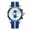 Fashionable Small order custom your logo oem stainless steel luxury chronograph men sports watch