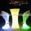 led buffet table /Led PE Light Up Chair for Restaurant Discotheque Pub Used Glowing Bar Table