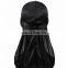 Fashion Custom Unisex Soft  Stretchable Turban Silky Designer Durag For Men Women