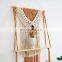 Boho Indoor Hanging Shelves for Wall, Macrame Wall Hanging Shelf Decorative
