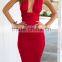 Women summer Fashion dress Sleeveless Casual Party dress Clothes Slim Waist Evening Dress