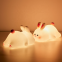 Kids Gift Silicone Anime Rabbit Kids Night Bunny Lamp Cute Baby Bunny Night Light For Room Easter Holiday Decor