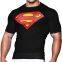 Men's Short Sleeve Super Hero Casual and Sports t Shirt Compression Shirt