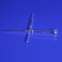 Cross-shaped Quartz Furnace Tube for Tube Furnace