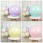 Best Price Large Big Latex Rubber Inflatable Helium Air Macaroon Color Thick Pastel Blue Colored 36 Inches Balloon
