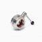Food Grade Stainless Steel Sanitary butterfly Valve With Ferrule Tri Clamp SS304 316 Quick Install Manual Type butterfly Valve