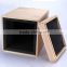 Newest China style gift packing tea box wood handmade tea packing box