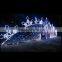 outdoor ornament /christmas hanging snowflake motif LED light