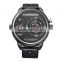 2015 Top brand ultra-thin stainless steel back case men watches