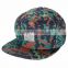 Dye sublimation wholesale blank fitted hats wholesale strap back custom 5 panel hat