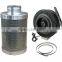 Hydroponic Activated Carbon Filter + Fan VentIlation Kit