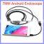 7MM Diameter 6 LED Adjustable Brightness Android Phone Tablet Pad Micro USB Endoscope