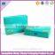 Laser silver logo pearl paper luxury packaging cosmetic box