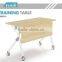 modern design folding table for training room with folding frame