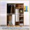 Bedroom Wardrobe Cabinet with Panel Wooden Materials