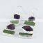 Prehnite & Amethyst Rough Stone Earring, Sterling Silver Jewellery, Silver Jewellery 925