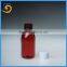 Pharmaceutical Industrial Use and Liquid Medicine Use 100ml Amber plastic PET Bottle Wholesale