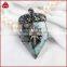 Wholesale Fashion Labradorite rhinestone beads pendants rainbow tourmaline charm paved pendants