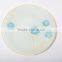 Advertising gift tempered unbreakable circle glass cake plate