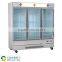 Commercial glass door supermarket used display refrigerator for fruits and vegetables