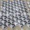 3D Marble Mosaic tiles (Grey Basalt+Pure WHite marble)
