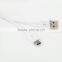 Manufacture price slim usb to micro usb cable with nickel plated
