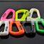 2015 customized fashion trend camping aluminum paracord carabiner