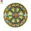 p-7 Round stained glass panel tiffany style windows wholesale china tiffany