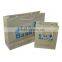 handmade brown paper shopping bag