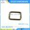 Metal rectangle buckles finished in antique brushed brass decorative in bag strap