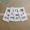 Plastic Retangular Imprinted Key Tags with Logo & Numbers