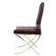 Upholstery Dining Room Chair With Stainless Steel Leg
