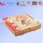 custom logo printed kraft paper box,pizza box food packaging